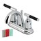 Kingston Brass Double-Handle 4" Centerset Bathroom Faucet with Pop-Up Drain, Polished Chrome KB8611CKL - alternate 1