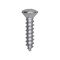 Auveco #8 x 3/4in Slotted Head Oval Ab Tapping Screw - Zinc, 100PK 1149 - alternate 1