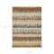 Homeroots 10' X 14' Brown Beige And Ivory Striped Washable Indoor Outdoor Area Rug 598369 - alternate 3