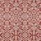 Homeroots 3' X 5' Red And Ivory Damask Washable Indoor Outdoor Area Rug 595187 - alternate 4