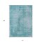 Homeroots 10' X 14' Aqua Teal Blue And Gray Abstract Washable Indoor Outdoor Area Rug 587259 - alternate 4