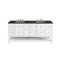 James Martin Vanities Breckenridge 72" Double Vanity, Bright White, w/ 3 CM Phantome Eclos Top 330-V72-BW-3PHT - alternate 1