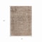 Homeroots 3' X 5' Brown And Beige Abstract Washable Indoor Outdoor Area Rug 615992 - alternate 3