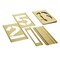 C.H. Hanson 5" Brass Interlocking Stencil Numbers, 15 Piece Set 10015 - alternate 4