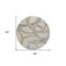 Homeroots 8' Beige Ivory And Gray Round Abstract Washable Indoor Outdoor Area Rug 599102 - alternate 4