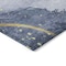 Homeroots 5' X 8' Blue And Gold Abstract Washable Indoor Outdoor Area Rug 611332 - alternate 3