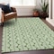 Homeroots 3' X 5' Green And Ivory Ogee Washable Indoor Outdoor Area Rug 601560 - alternate 4