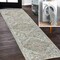 Jonathan Y Shaemus Bohemian Medallion Low-Pile Machine-Washable Cream/Brown/Green 2 ft. x 8 ft. Runner Rug WSH320A-28 - alternate 1