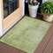 Homeroots 3' X 5' Sage And Green Abstract Washable Indoor Outdoor Area Rug 587296 - alternate 1
