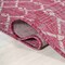 Jonathan Y Ourika Moroccan Geometric Textured Weave Fuchsia/Light Gray 2 ft. x 8 ft. Indoor/Outdoor Runner Rug SMB108Q-28 - alternate 4