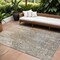 Homeroots 9' X 12' Beige Gray And Taupe Abstract Washable Indoor Outdoor Area Rug 577227 - alternate 1