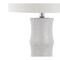 Jonathan Y Tiki 26.5 in. Ceramic LED Table Lamp, White JYL3015C - alternate 4