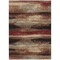Homeroots 10' X 14' Brown Beige And Burgundy Abstract Washable Indoor Outdoor Area Rug 612532 - alternate 5