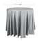Smarty Had A Party 84 Silver Round Disposable Plastic Tablecloths 96 Tablecloths, 96PK 823270-SV-CASE - alternate 4
