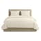 Lavish Home 3PC Velvet King Quilt Bedding Set 108x92 Inch King Bedspread and Matching Pillow Shams, Cream 66-004-VC-K - alternate 5