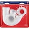 Do It Best 1-1/2'' White Polypropylene Sink Trap with Reducer Washer DIB960W - alternate 3