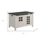 Homeroots 21" X 32" X 21" Weathered White Washed Gray Wood Youth Chest 347560 - alternate 4