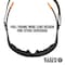 Klein Tools Safety Glasses, Anti-Fog & Anti-Scratch, Black/Orange Lens, Black/Orange Frame, Full-Frame 60538 - alternate 5
