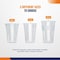 4Dock 10oz Clear Cups Disposable Plastic Cups, 1000PK PC001 - alternate 4