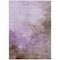 Homeroots 3' X 5' Lavender Brown And Ivory Abstract Washable Indoor Outdoor Area Rug 604797 - alternate 4