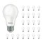 Bulbrite LED Filament 9W Dimmable A19 Light Bulb, Frost Glass, Medium E26 Base, 5000K, 800lu, 24PK 861697 - alternate 1
