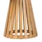 Bali & Pari Caribic Modern Slatted Acacia Wood End Table 254-13768-ZORO - alternate 3