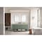 James Martin Vanities Breckenridge 72" Double Vanity, Smokey Celadon, w/ 3 CM Tajnar Eclos Top 330-V72-SC-3TJR - alternate 4