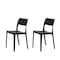 Lagoon La Vie Resin Stackable Armless Chair, 2PK 7201K5-SATOS - alternate 1