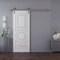 Sartodoors Barn Door 24x80 inches White Solid Core Modern Interior ROYAL9855BD-S-EMAL-24 - alternate 1