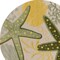 Homeroots 8' Ivory Green And Yellow Round Starfish Indoor Outdoor Area Rug 548062 - alternate 5