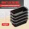 Bakken-Swiss Loaf Pan Set, Nonstick Carbon Steel, Dishwasher Safe, Premium Bakeware, 4PK BKLOAF4 - alternate 3