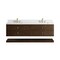 James Martin Vanities Allamari 72" Double Vanity, Sable w/ 3 CM White Zeus Silestone Top D640-V72-SBL-WWZ - alternate 7