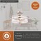 Vaxcel Grace 2-Light Semi-Flush Mount Ceiling Light, Satin Nickel, Clear Glass, 14.75-In. C0381 - alternate 3
