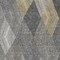 Homeroots 3' X 5' Pewter Gray And Gold Argyle Washable Indoor Outdoor Area Rug 613729 - alternate 7
