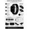 Elegani Magnetic Milanese Mesh Replacement Band Compatible with Apple Watch 44mm, Black SBMMTC-BLK-44mm - alternate 2