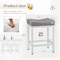 Simple Deluxe Bar Stools Set of 2, 24 Inch Counter Height Bar Stools, Modern PU Leather Saddle Stools Chair, Kitc 3A88CHAIR6100GRY02 - alternate 2