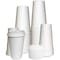 Ecoquality 16oz White Hot Drink Coffee Cups with White Dome Lids - For Coffee Shops, and Latte, 100PK EQ16WHTPCWDL-100 - alternate 1