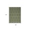 Homeroots 5' X 7' Dark Green And Light Green Geometric Indoor Outdoor Area Rug 556275 - alternate 4
