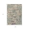 Homeroots 9' X 12' Sage Gray And Plum Abstract Washable Indoor Outdoor Area Rug 630907 - alternate 3