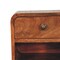Homeroots 10" Beige Solid Wood Square One Drawer Nightstand 651740 - alternate 3