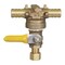 Everflow PEX Bx1/4" COMP Ice Maker - Humidifer Shut Off Valve with Drop Ears 1/2" PIMV12-NL - alternate 3
