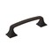 Amerock Ville 3-3/4 in 96 mm Center-to-Center Oil Rubbed Bronze Cabinet Pull BP36775ORB - alternate 1