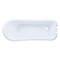 Kingston Brass 67-Inch Acrylic Classic Flat-Rim Single Slipper Clawfoot Tub, 7-Inch Faucet Drillings VT7DE672826WAC1 - alternate 3