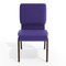 Flash Furniture 18.5"W Stacking Church Chair in Purple Fabric, 4PK 4-XU-CH-60096-PU-GG - alternate 7