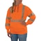 Ergodyne S Orange Class 3 Womens Performance Hi-Vis Hoodie 8304W - alternate 1