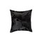 Homeroots Set of Two 18" Black Cowhide Throw Pillows, 2PK 544598 - alternate 4