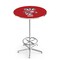 Holland Bar Stool Co 42" Chrome Wisconsin "Badger" Pub Table, 36" dia. Top L216C4236WI-Bdg - alternate 1