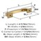 Amerock Incisive 3-3/4 inch (96mm) Center-to-Center Champagne Bronze Cabinet Pull, 25PK 25VMP37121CZ - alternate 3