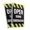 Signmission Open During Construction, Plastic Signs Only 24 Inch x 36 Inch, Corrugated Plastic, 2PK CSB-2436-2PACK-Open During Construction - alternate 1
