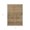 Homeroots 5' X 8' Khaki And Beige Geometric Washable Indoor Outdoor Area Rug 630502 - alternate 3